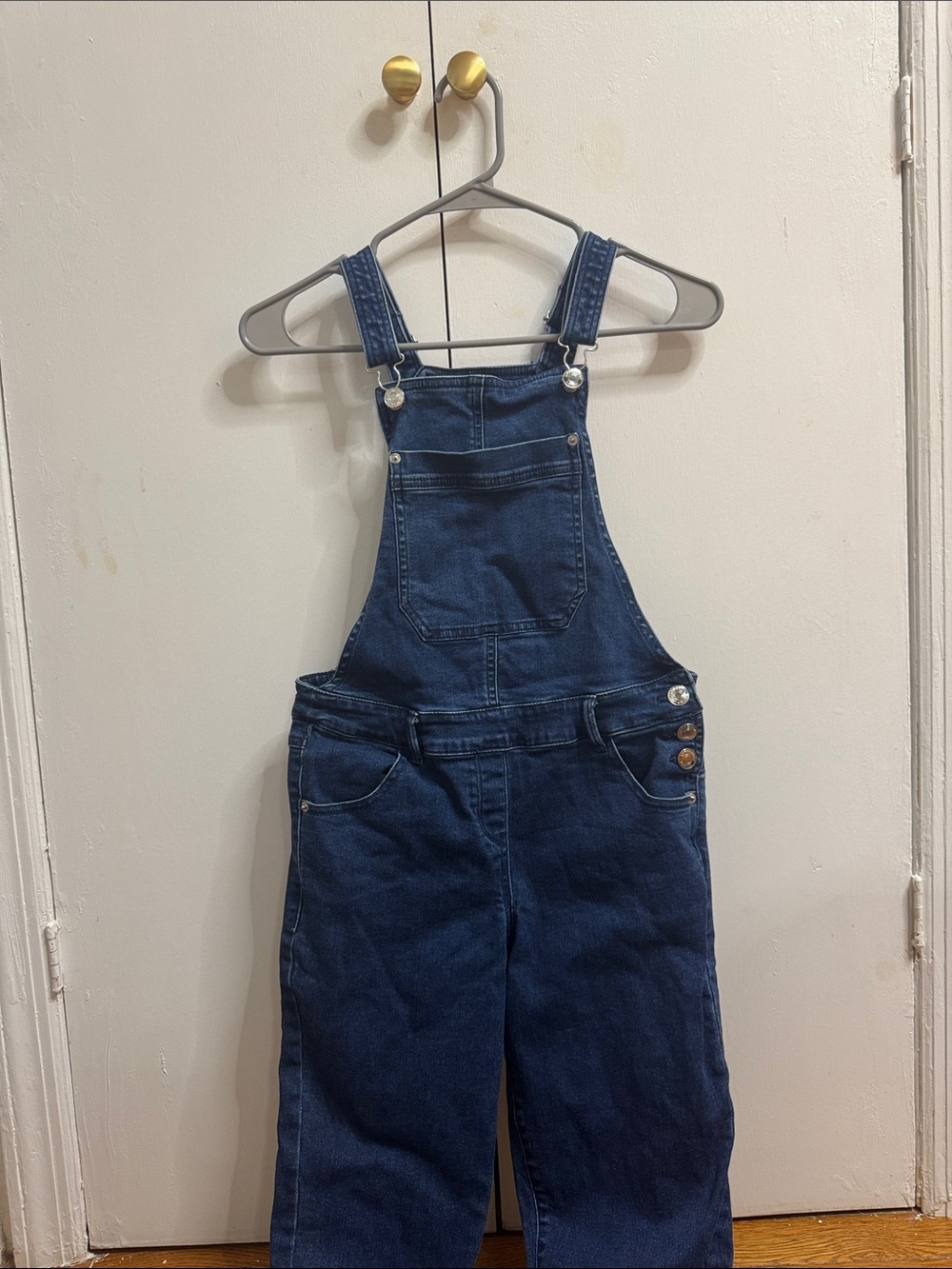 Dark Blue Denim Overalls